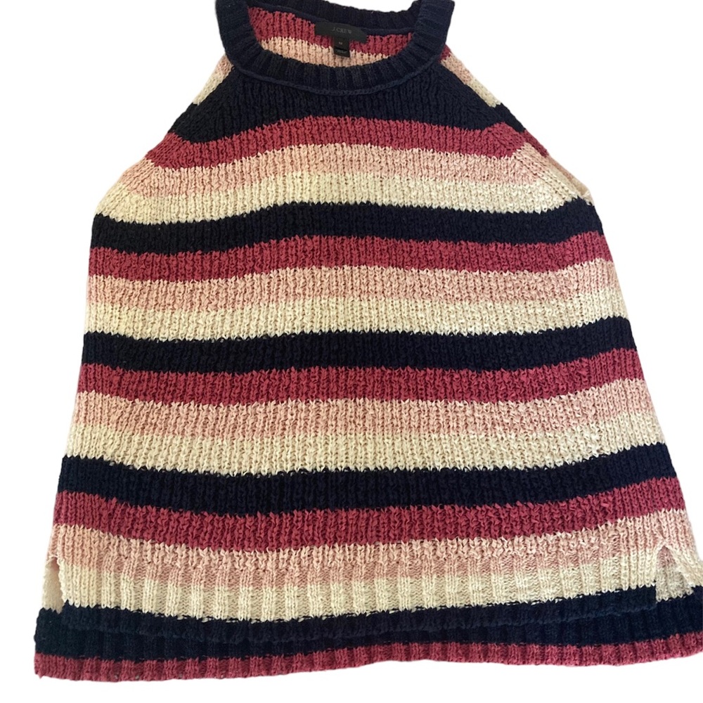 J. Crew Knit Striped Tank Top size medium